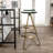 Melster 30" Modern Industrial Metal Backless Circular Bar Stool-1062454572