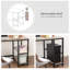 Devault L-Shaped Metal Base Writing Desk-1521637570