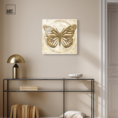 Astro Fluttering Wings Acrylic Butterfly Art by Art Remedy, Ready to Hang