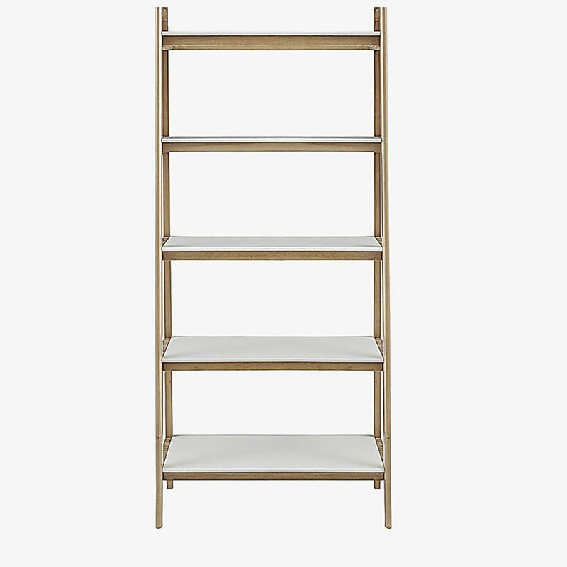Shelf Bookcase, Off-White/Natural