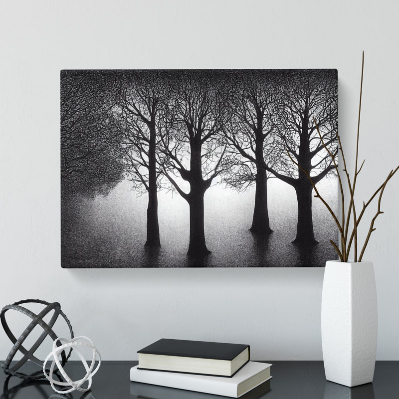 Enlightened Trees - Wrapped Canvas, 50cm H x 76cm W x 3cm D