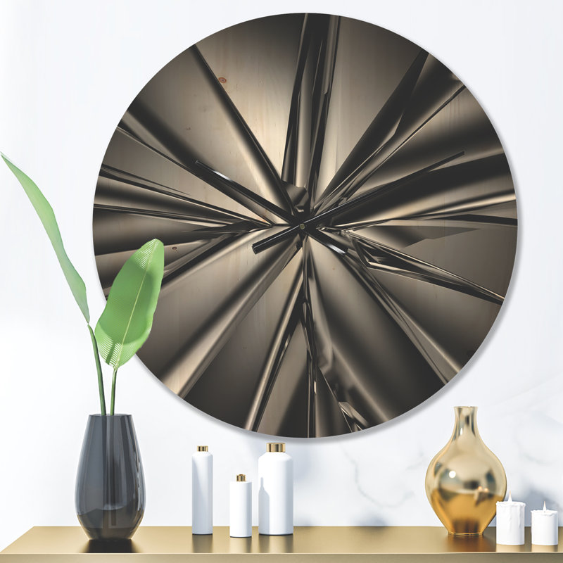 Horloge murale Futuristic Crystal, Moyenne