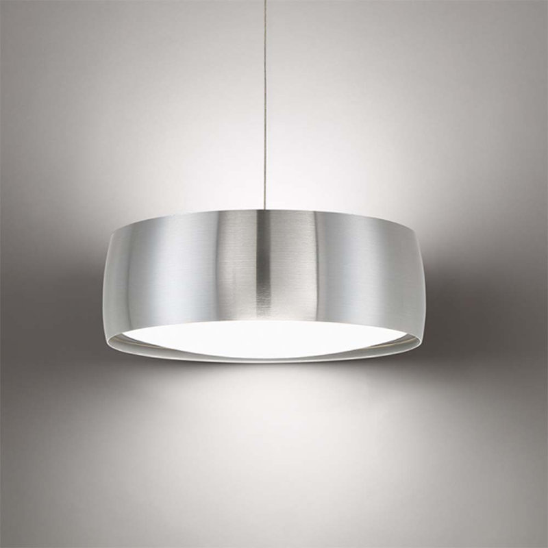 Luminaire suspendu tambour 1 lumière unique Frakes, 14 pouces