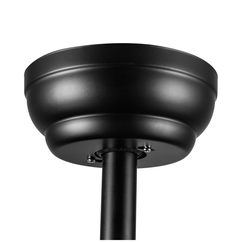 Modern  Intergrated LED Ceiling Fan Lighting With ABS Blade, Black