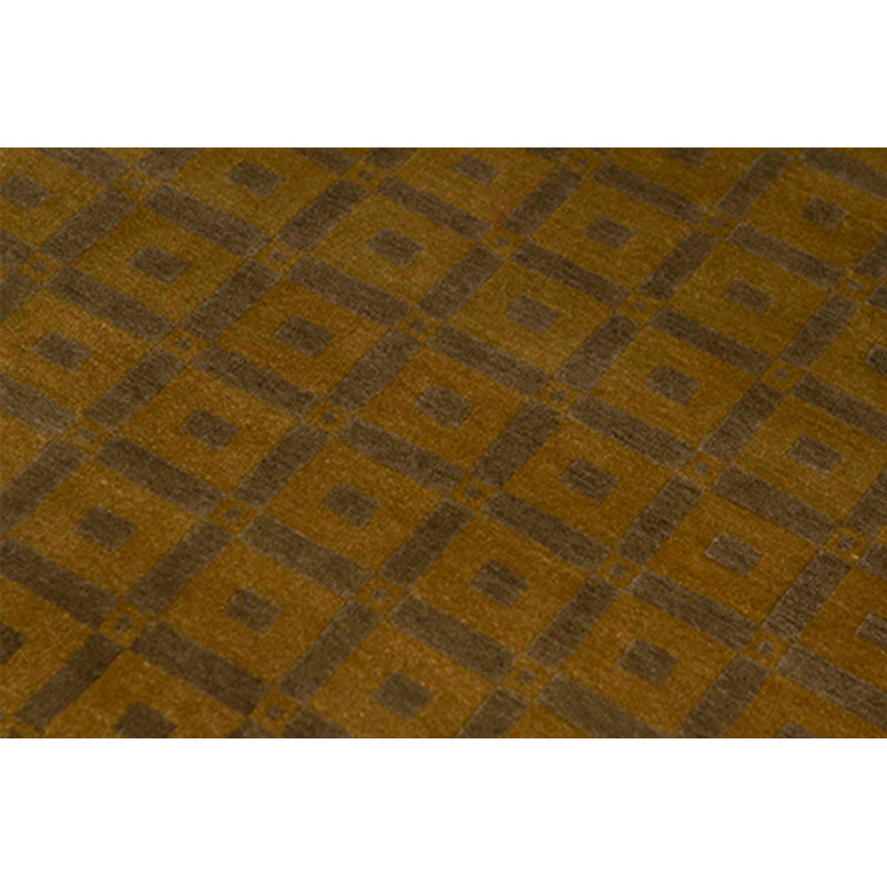 Hand-Knotted High-Quality Brown Area Rug