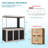 Bina 235 Gallons Rectangle Aquarium Tank