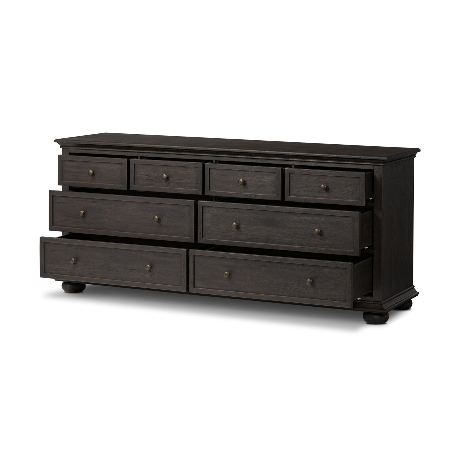 Geoffrey Wide Dresser, Smoked Black