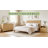 2-Drawer Fluted Nightstand, Scalloped Edges, Bedside Table with Cable Management & Built-in Outlet-763520289-766414712