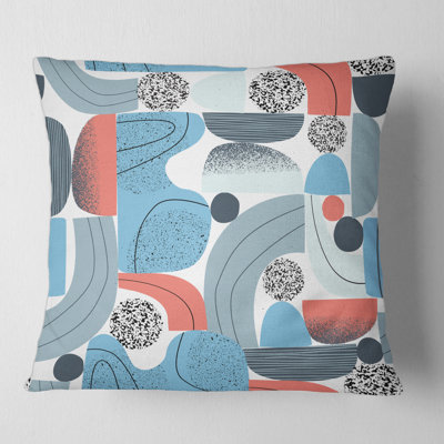 Abstract Throw Pillow