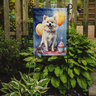 Drapeau de jardin «Happy Birthday»