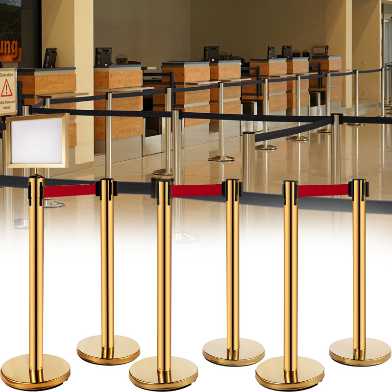 VEVOR 35'' H x 79'' W Stanchion System