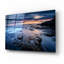 Art mural en verre Rosecliff Heights «Last Light At Two Lights» par Rick Berk-133594849