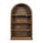 Small Black Bookcase Arched Bookshelf-48770469