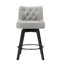Tabouret de comptoir pivotant 26,7 po Arleine-1085381688