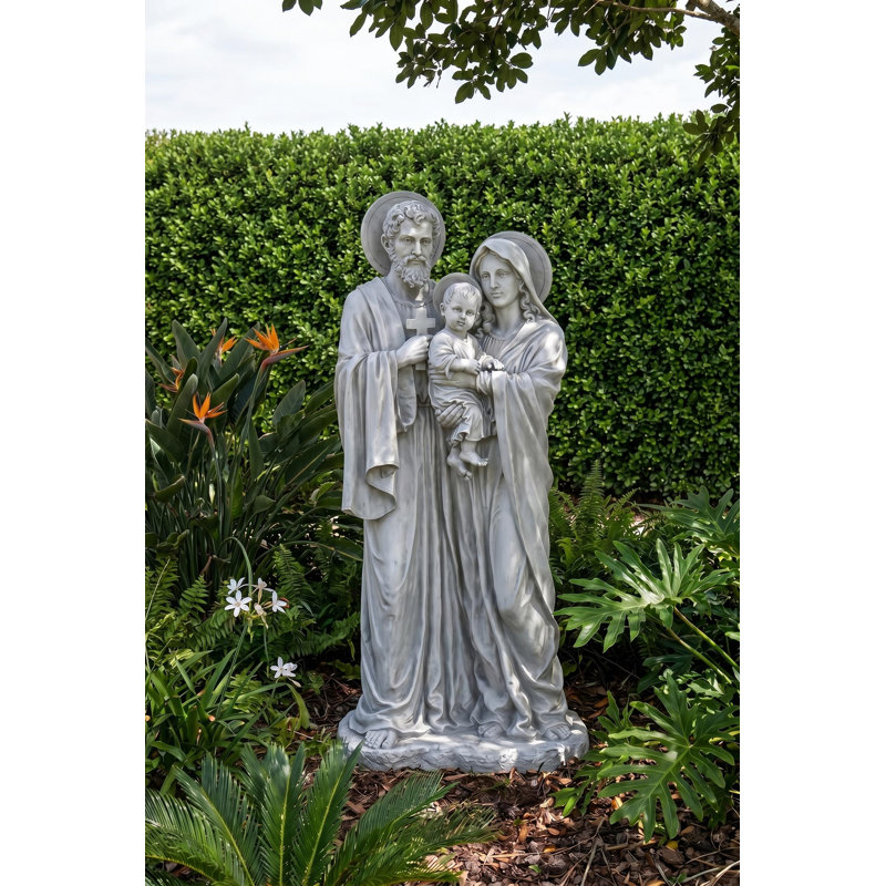 Statue de la Sainte Famille, H 58,5 po x l 27 po x P 18 po
