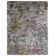 Post Modern Organic Pink Purple Lilac Taupe White Lime Distressed Wool and Upcycled Silk Hand-Knotted 8' x 10' Area Rug