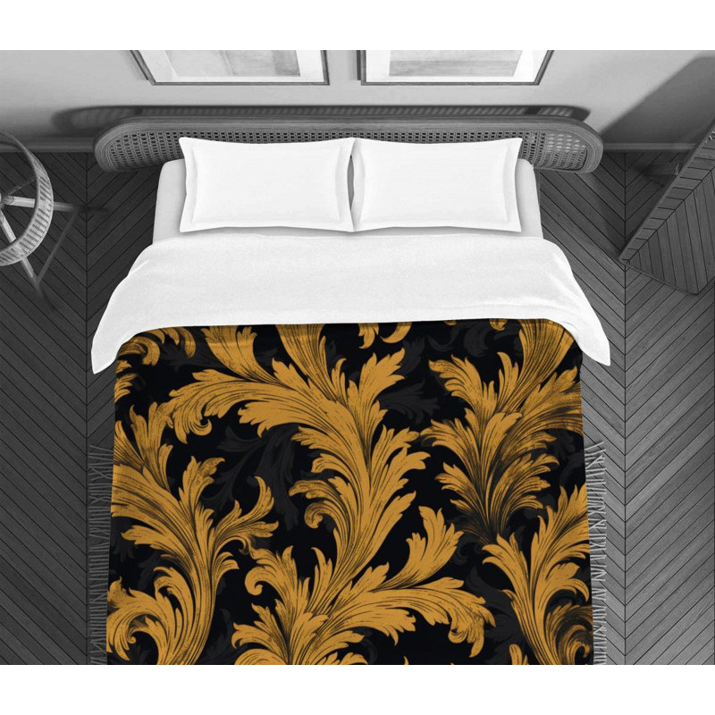Polyester Floral Comforter, Queen Comforter