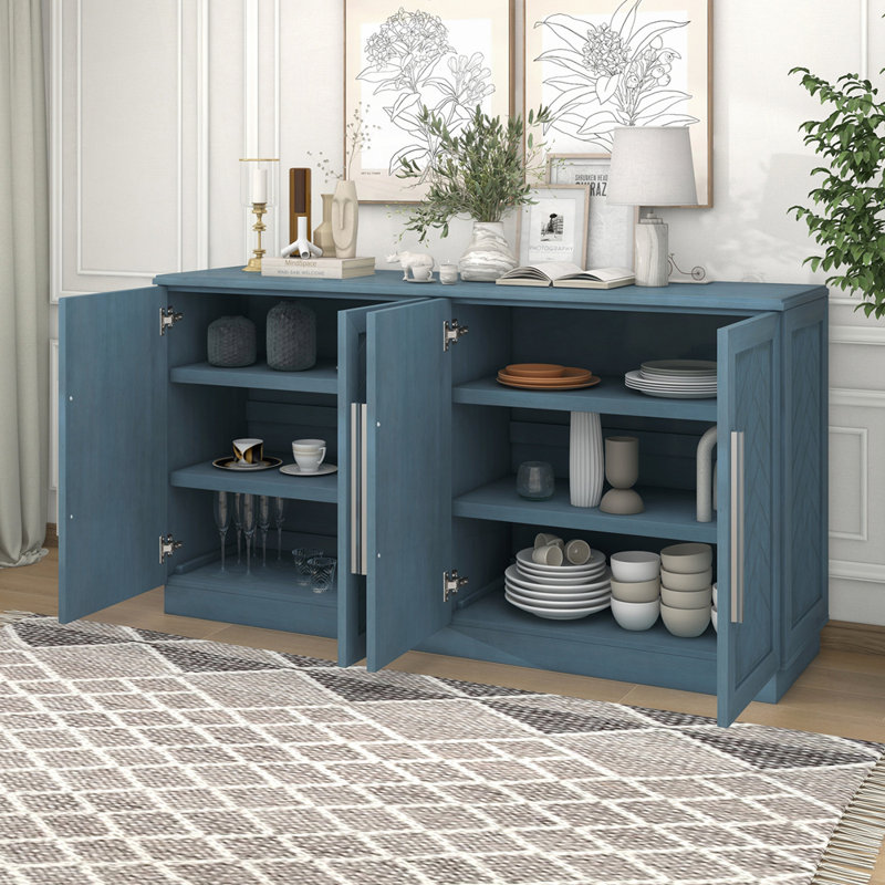 Buffet avec tablettes réglables