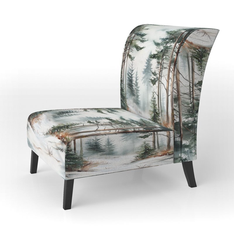 Fauteuil de chambre Tree Pine, Pantoufle sans accoudoirs