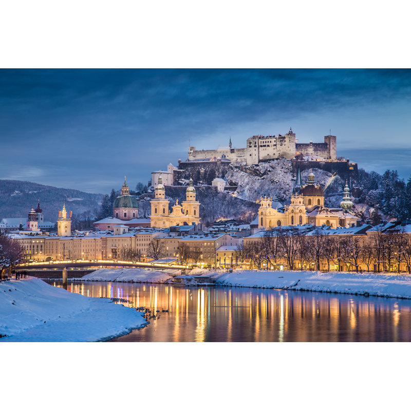 Historic City Of Salzburg - Wrapped Canvas Print, 51cm H x 76cm W