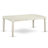 5 Piece Dining Set Includes a Rectangle Kitchen Table with Butterfly Leaf and 4 Dark Shitake Linen Fabric Upholstered Chairs, Linen White-77487607-77487608-25805896