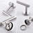 Topcraft Wall Mounted Stainless Steel Bathroom 4 Piece Hardware Set-115630691