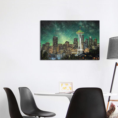 Green Seattle by ColorByFeliks - Print on Canvas