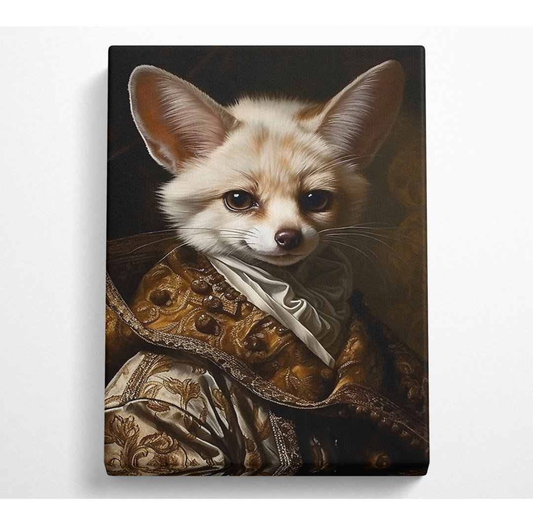 Fennec Fox Renaisance - Wrapped Canvas Kunstdrucke