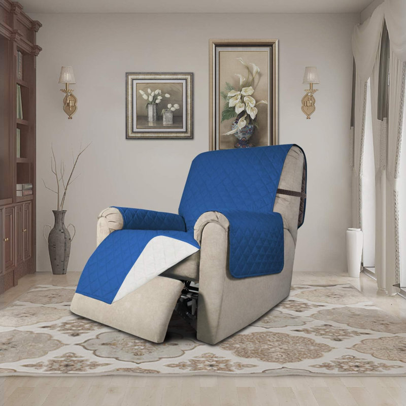 Housse de fauteuil inclinable réversible Easy-Going Chair, Vert / tissu rouge de Noël, H 4,45 po x l 11,22 po x P 11,18 po