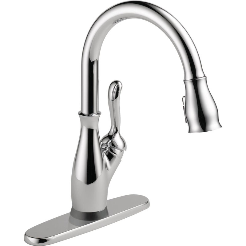 Robinet de cuisine Leland VoiceIQ avec technologie Touch2O sans contact, Chrome