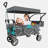 Push & Pull Utility Folding Wagon With Removable Canopy