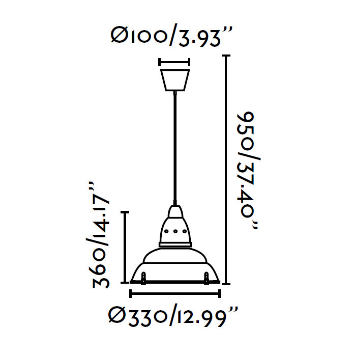 Crowe 1 - Light Dome Pendant