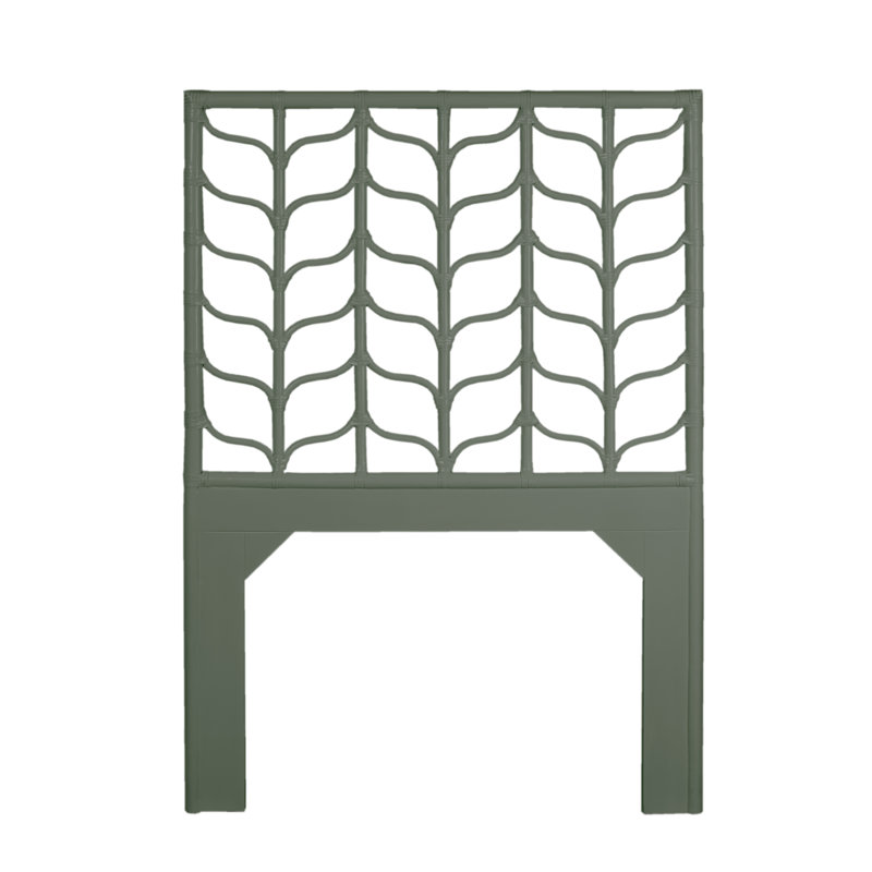 Ivy Open-Frame Headboard, Twin Extra Long, Celery Green