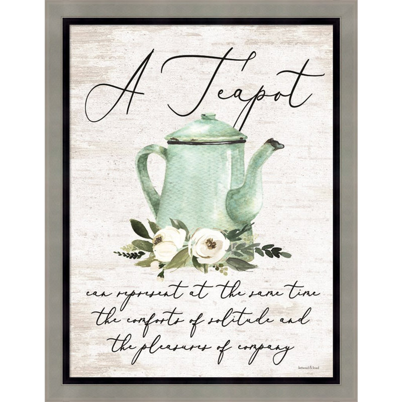 " A Teapot " by Lettered & Lined
