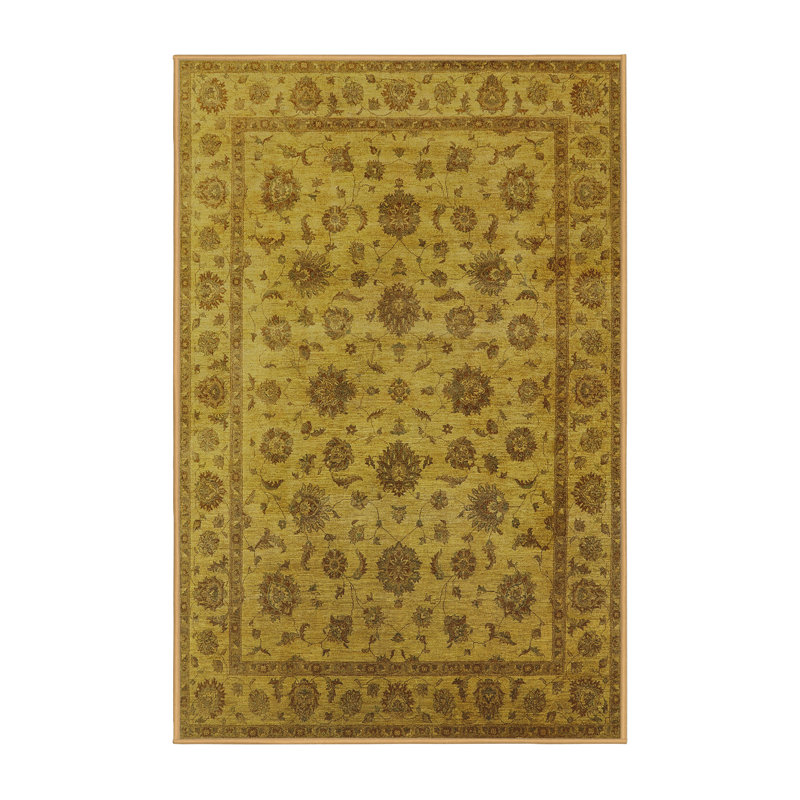 Tapis jaune Harnish, Rectangle 8 pi x 10 pi