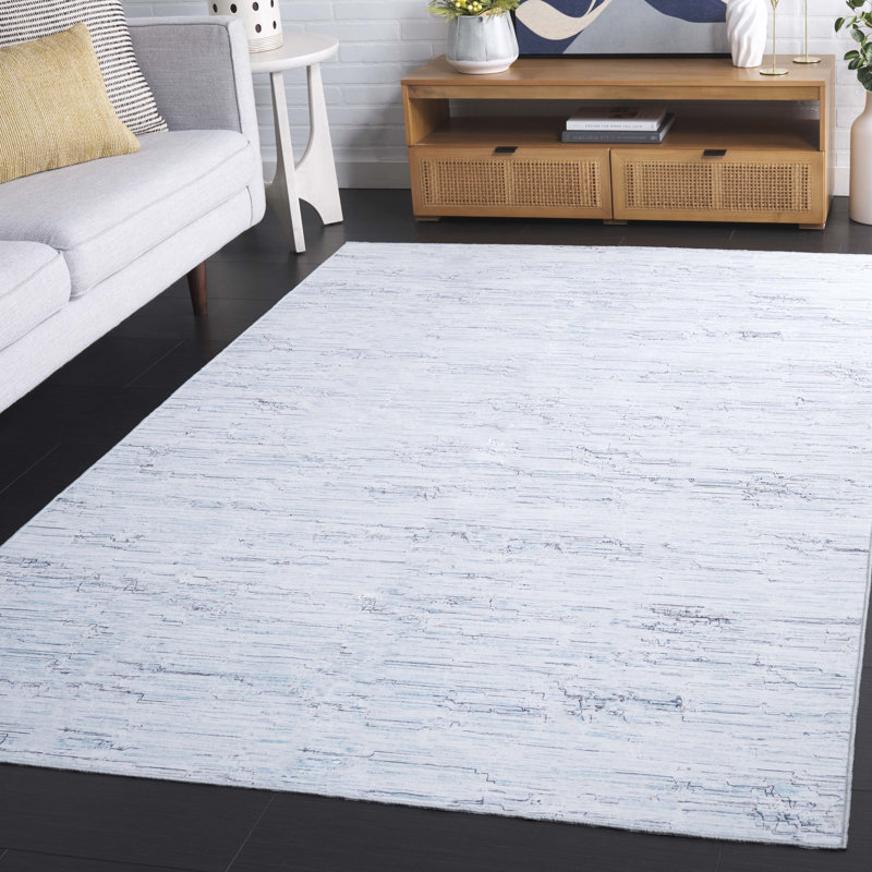 Tapis gris / turquoise Kochyar 914, Rectangle de 5 pi x 8 pi