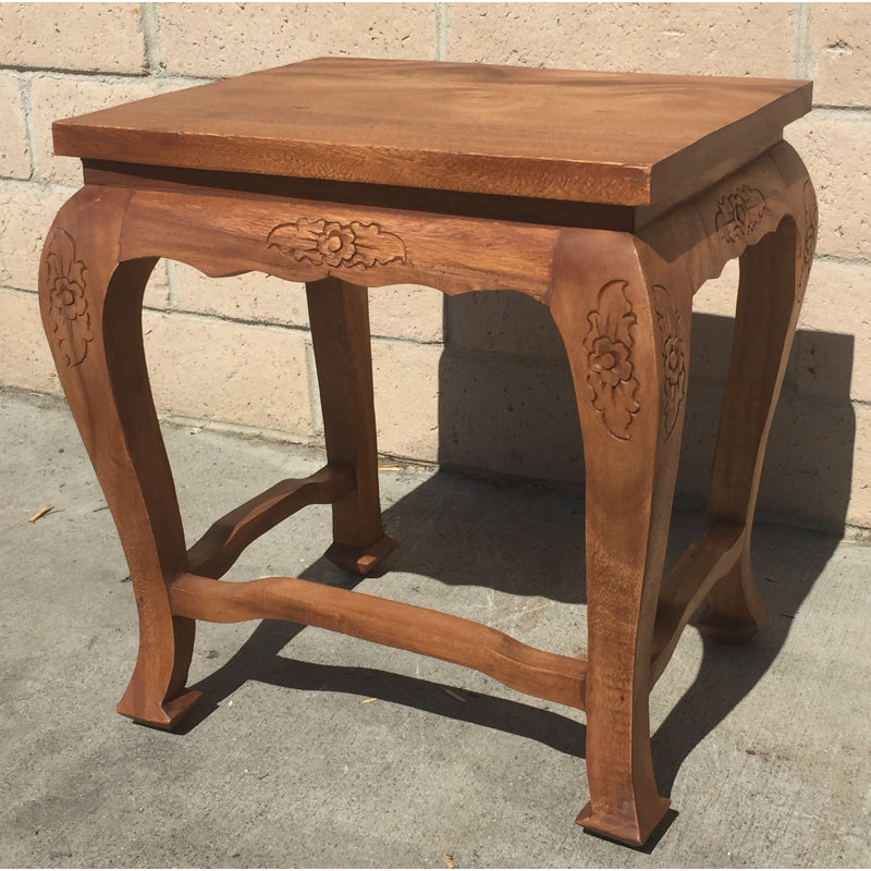 Hephzibah Solid Wood End Table