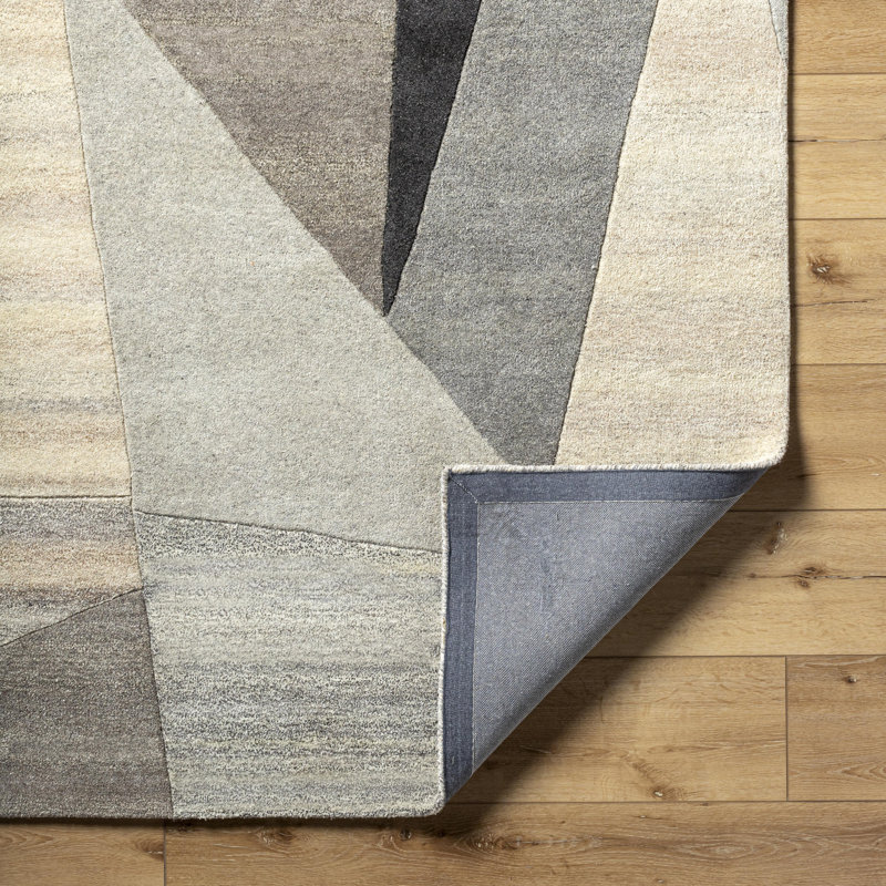 Kaydia Hand Tufted Wool Abstract Indoor Rug, Rectangle 12' x 15'