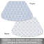 Ensemble de 4 napperons réversibles Blue Care