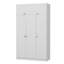 Élégante garde-robe blanche avec de nombreuses tablettes, 53,1 po x 92,5 po x 20,5 po | 100% panneau de particules enduit de mélamine, épaisseur: 0,7 pouce | Conception traditionnelle, capacité de tablette de 11,0 lb, parfaite pour le rangement organisé-1294988091