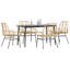Patio Dining Set with Rectangular Table-1468328963-1468328968