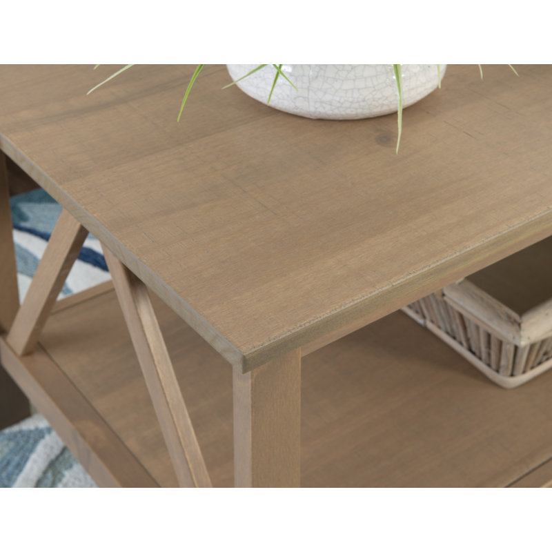 Table basse à 4 pieds avec rangement Soule, Bois flottant