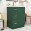 Meuble-lavabo compact avec lavabo en céramique, porte à fermeture en douceur et tablettes réglables-607288003