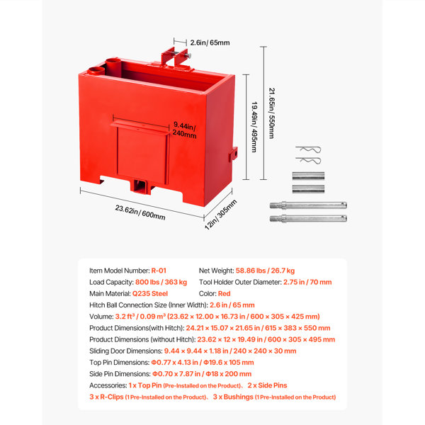 Dimensions du produit