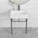 Kichae 16.5'' Ceramic Rectangular Bathroom Sink with Overflow