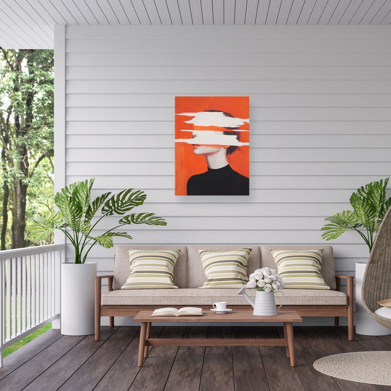 Andreas Magnusson Erased Outdoor  Canvas, H 14 po x l 19 po
