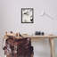 Art mural blanc avec toile abstraite encadrée par Ruth Fromstein-462555761-462555762