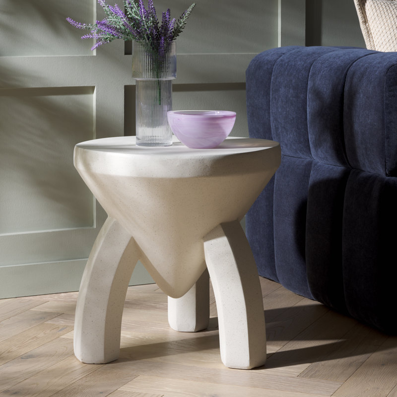 Keilani Accent Table, White