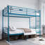 Lit superposé polyvalent en métal avec barrière de sécurité et option de séparation-133400979