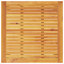 2 - Person Wood Patio Dining Set with Square Table